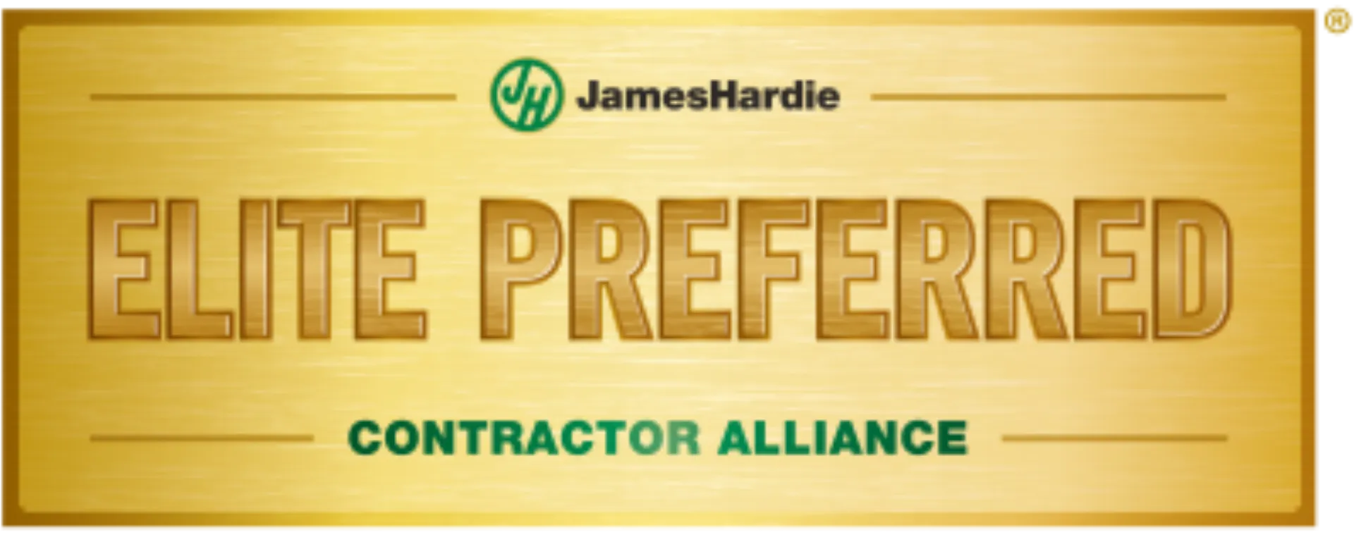 James Hardie Elite Preferred Contractor Alliance